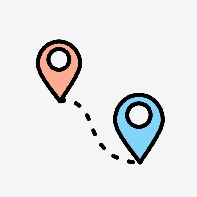 640x640 Vector Route Icon, Destination, Road, Route Png And Vector