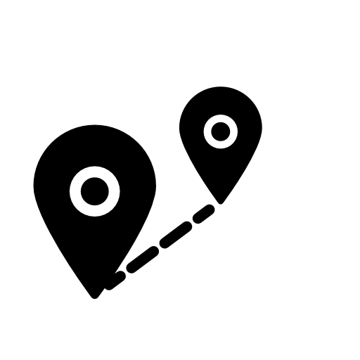 512x512 Map Route Icon Free Icons Download