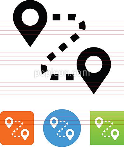 400x474 Map Route Icon