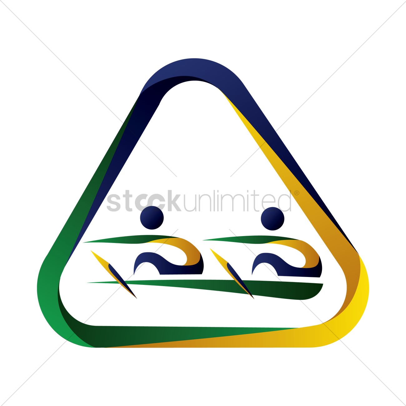 1300x1300 Rowing Icon Vector Image