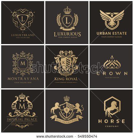 450x470 Luxury Logo Set,best Selected Collection,hotel Brand Identity