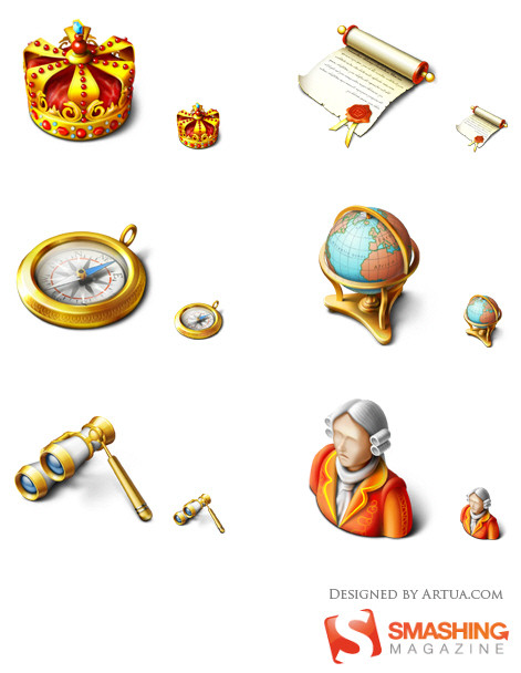 471x608 Smashing Royal Icon Set