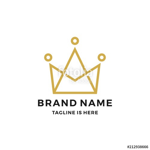 500x500 Crown King Logo Royal Icon Stock Image And Royalty Free Vector