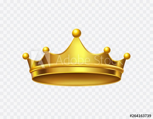 500x389 Crown Of King Isolated On Transparent Background Gold Royal Icon