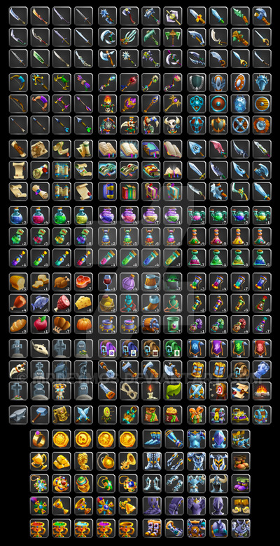 Fantasy Rpg Icon Collection 400x778 Fantasy Rpg Icon Collection