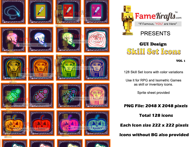 800x600 Rpg Skill Set Icons