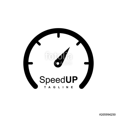 500x500 Speed Up Logo Design, Rpm Icon Vector Stock Image And Royalty