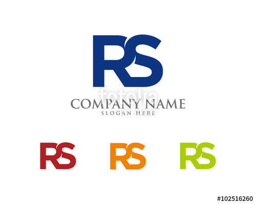 500x400 Rs Letter Logo Icon Stock Image And Royalty Free Vector