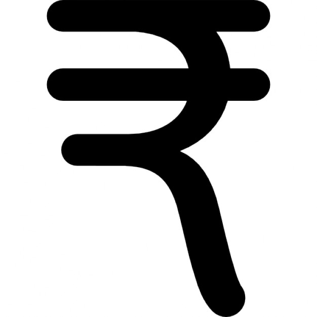 626x626 Rupee Symbol Font
