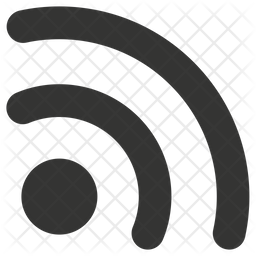 256x256 Rss Feed Icon Of Glyph Style