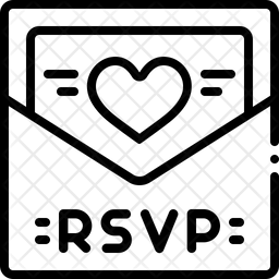 256x256 Rsvp Icon Of Line Style
