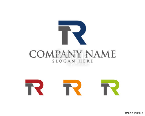500x400 Tr Rt Letter Logo Icon Stock Image And Royalty Free Vector