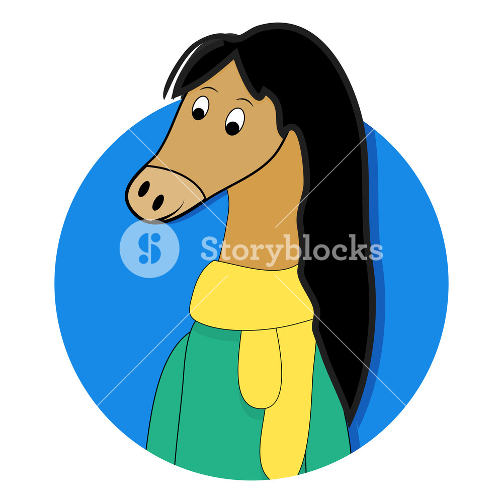 1000x1000 Horse Icon Animal Vector Flat Horse Racing Icon, Illustration