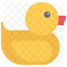 256x256 Rubber Duck Icon Of Flat Style