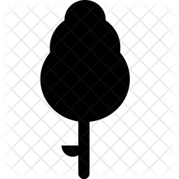 256x256 Plant, Rubber, Tree, Nature, Garden, Park Icon Of Glyph Style