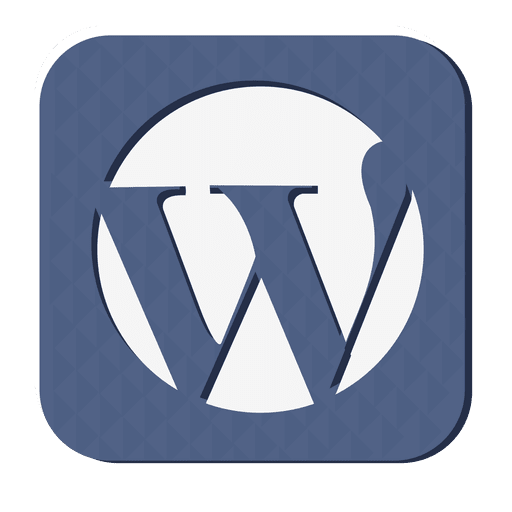 512x512 Wordpress Rubber Icon