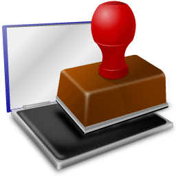 256x256 Rubber Stamp Icon Icons