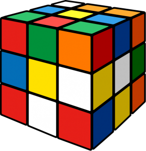 299x309 Rubik's Cube Mix Vector Icon Vector Icons Vector Icons