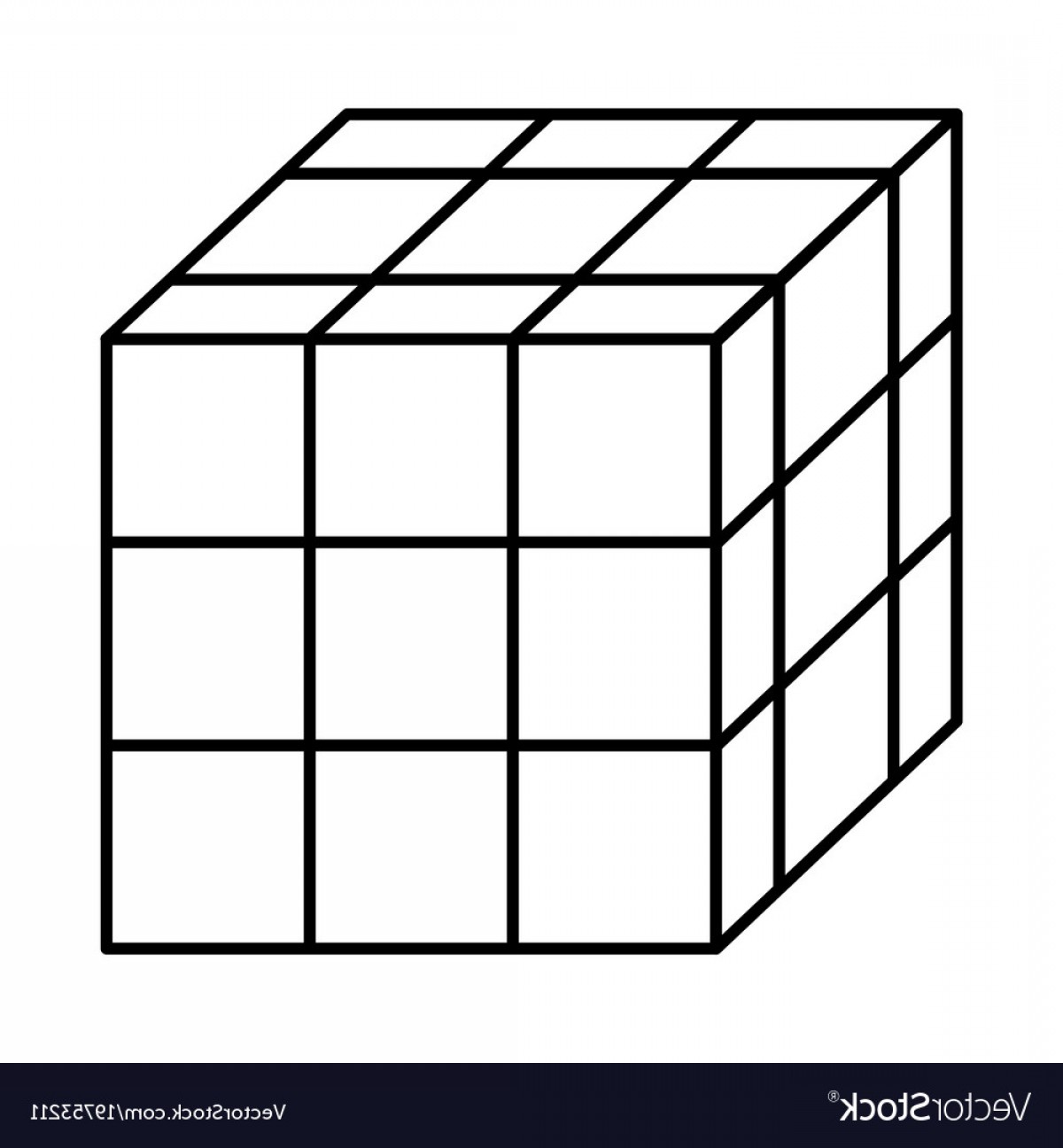 1200x1296 Rubik Cube Toy Puzzle Vintage Icon Vector Soidergi