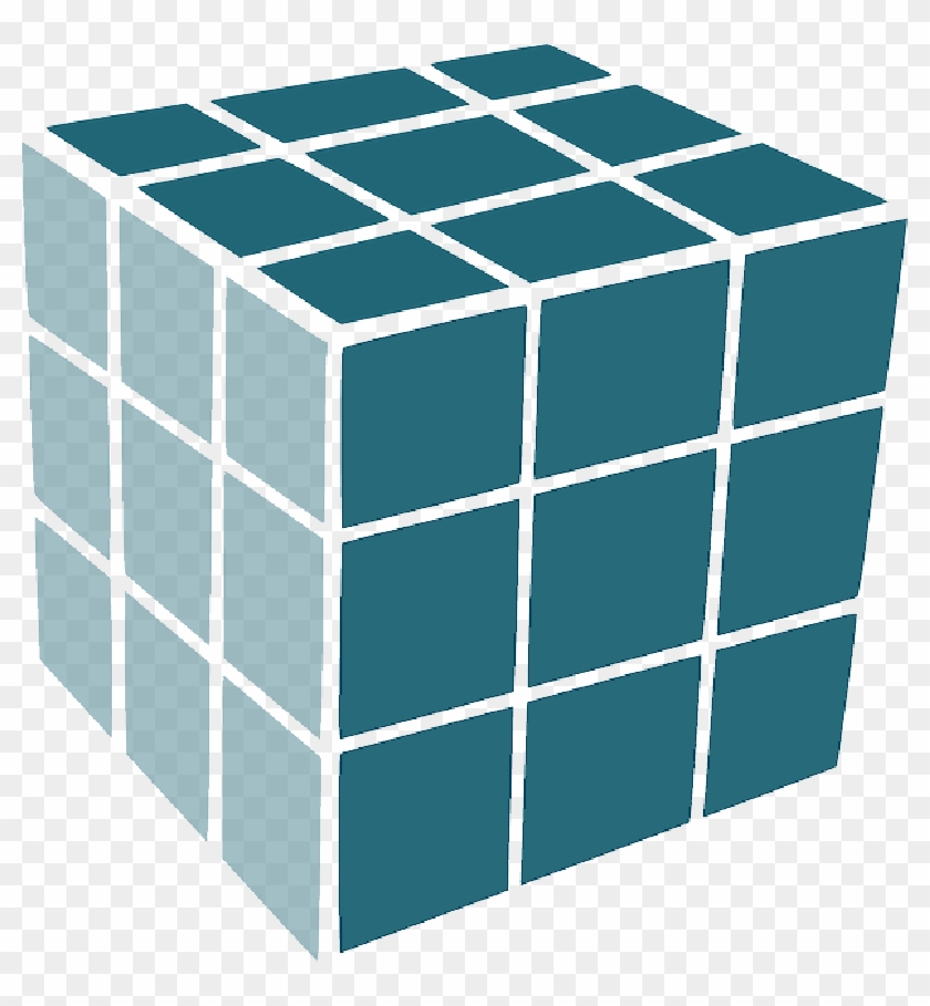 840x909 Rubik's Cube Clip Art