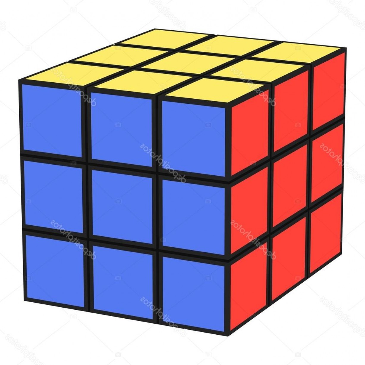 rubik cartoon