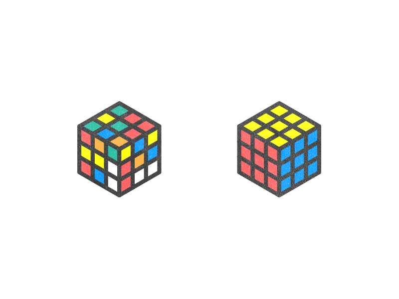 800x600 Rubik's Cube Illustration