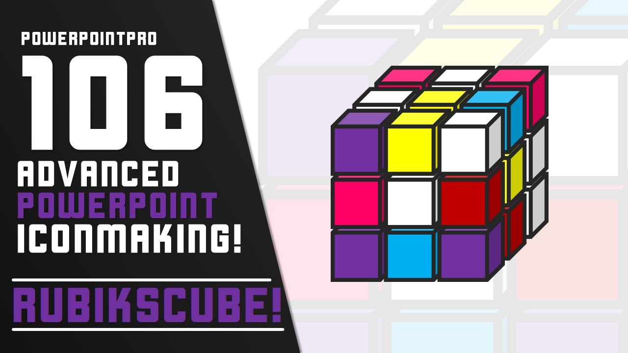 1280x720 Design A Rubiks Cube! Advanced Powerpoint Icon Making!
