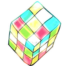 256x256 Rubik Cube Icon Cute Iconset Yohproject