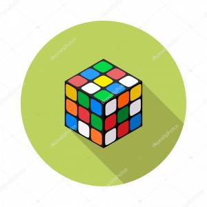 300x300 Stock Illustration Flat Icon Rubiks Cube Newwaysys