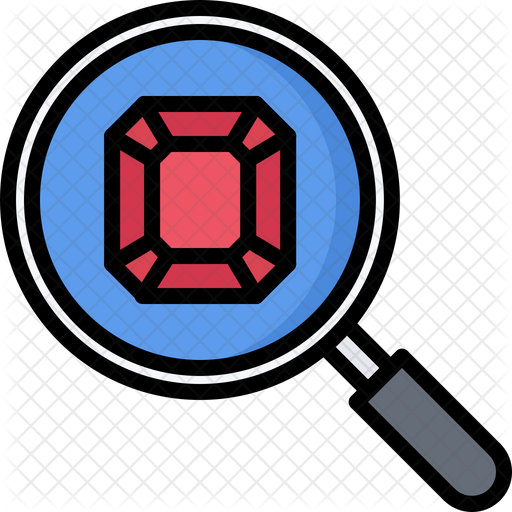 Search Ruby Icon Of Colored Outline Style 512x512 Search Ruby Icon Of Colored Outline Style