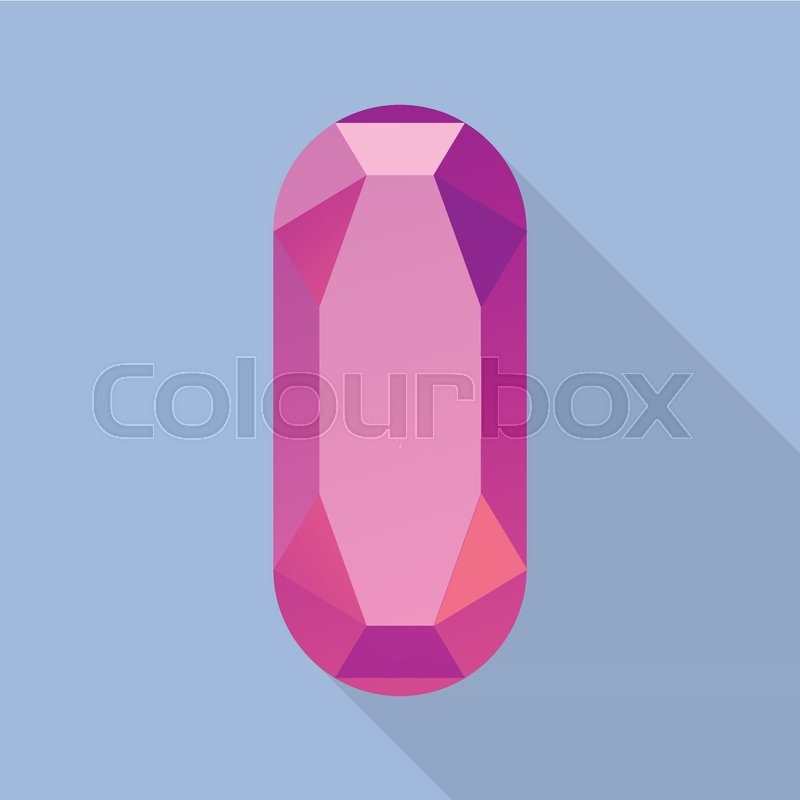 Perfect Ruby Icon Flat Illustration Stock Vector Colourbox 800x800 Perfect Ruby Icon Flat Illustration Stock Vector Colourbox