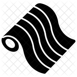 256x256 Prayer Rug Icon Of Glyph Style