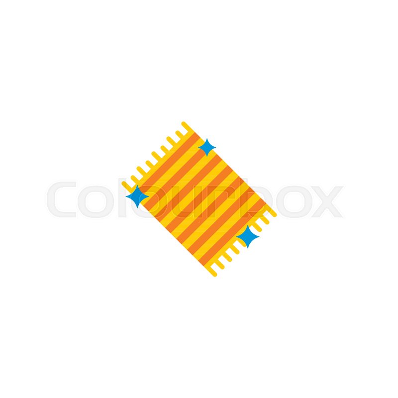 800x800 Rug Icon Flat Element Vector Stock Vector Colourbox