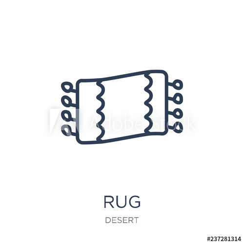 500x500 Rug Icon Trendy Flat Vector Rug Icon On White Background