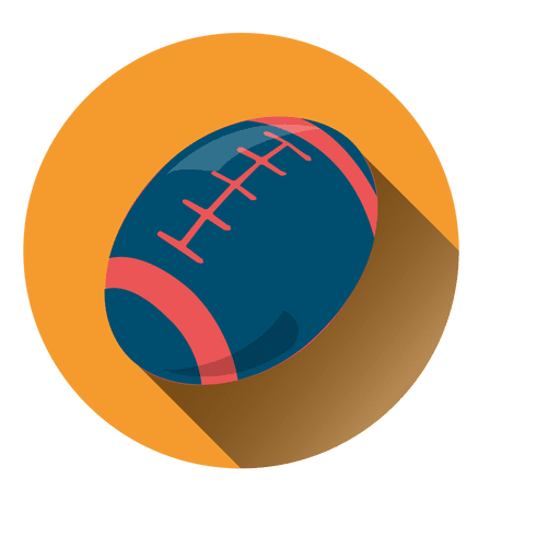 512x512 Rugby Ball Circle Icon
