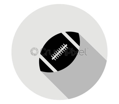 500x438 Rugby Ball Icon