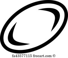 227x194 Free Art Print Of Rugby Ball Rugby Ball On A Grass