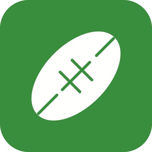 490x490 Rugby Icon Vector Illustration