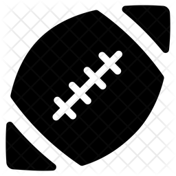 256x256 Rugby Icon Of Glyph Style
