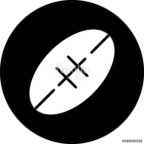 500x500 Vector Rugby Icon Stock Image And Royalty Free Vector