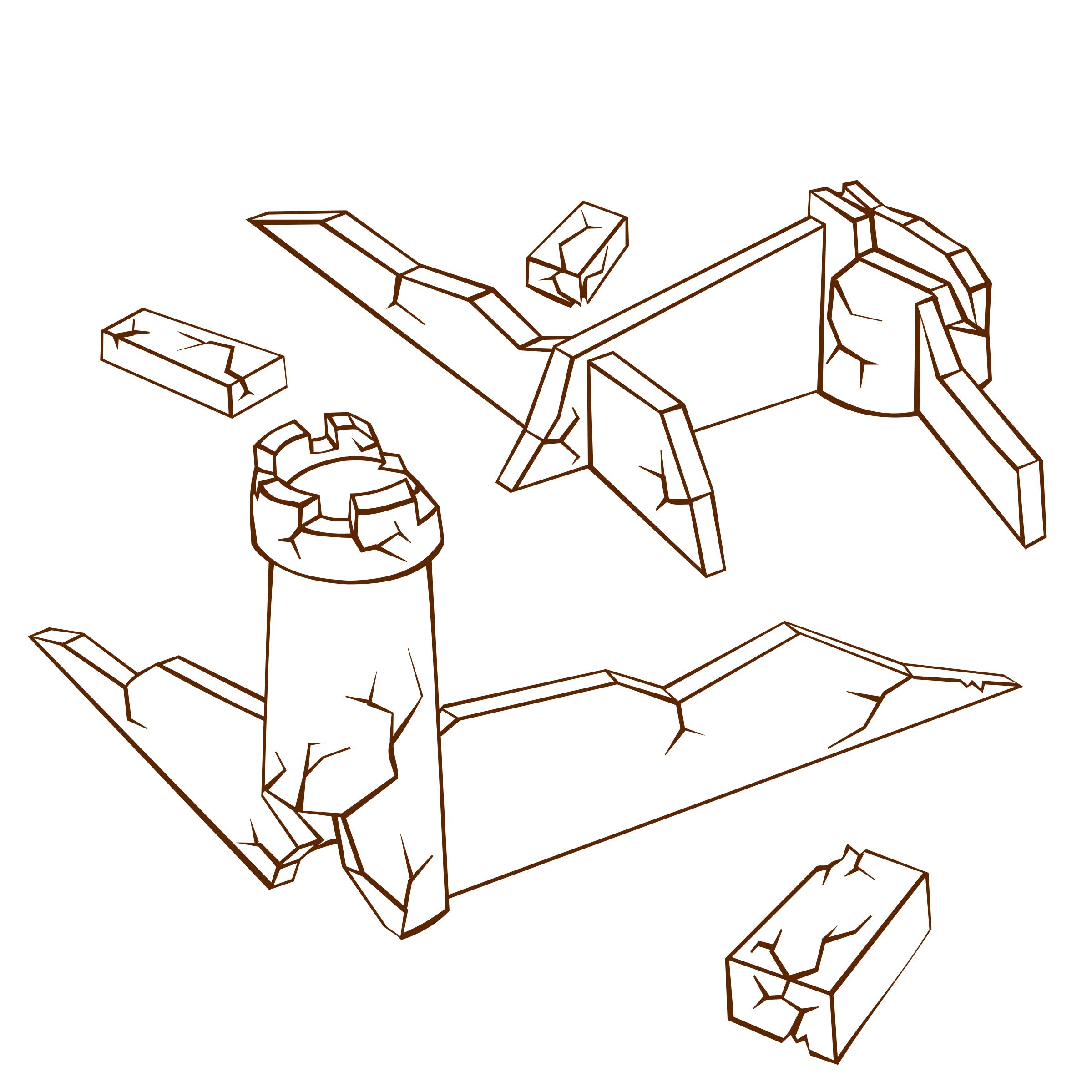 2400x2400 Rpg Map Symbols Ruins Icons Png