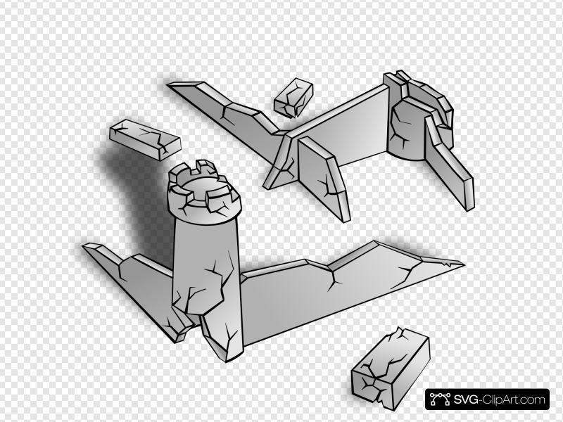 800x600 Ruins Clip Art, Icon