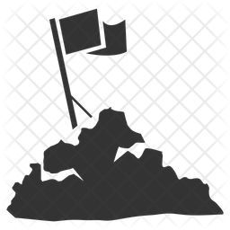 256x256 Ruins Icon Of Glyph Style