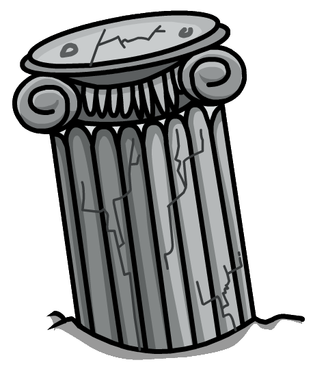 477x539 Stone Column Ruins Club Penguin Wiki Fandom Powered