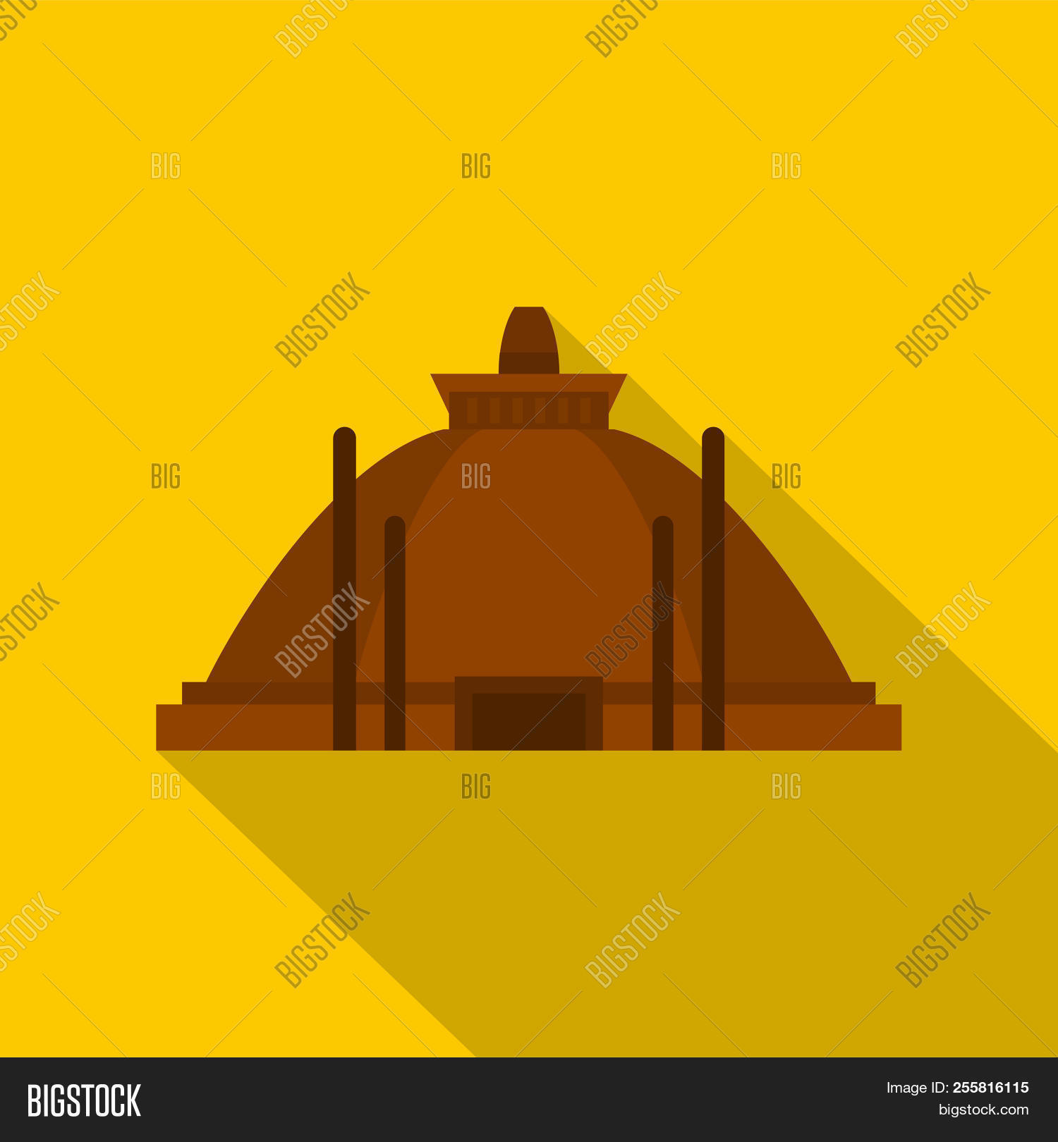 1500x1620 Memorable Ruins In Polonnaruwa In Sri Lanka Icon Flat