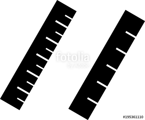 500x414 Ruler Icon, Ruler Scale Icon Stock Image And Royalty Free Vector