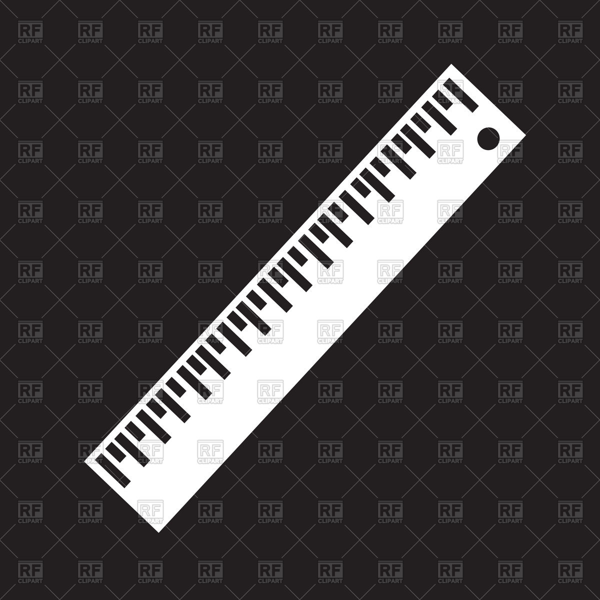 1200x1200 Ruler Icon Vector Image Of Industrial Tools Tumdee