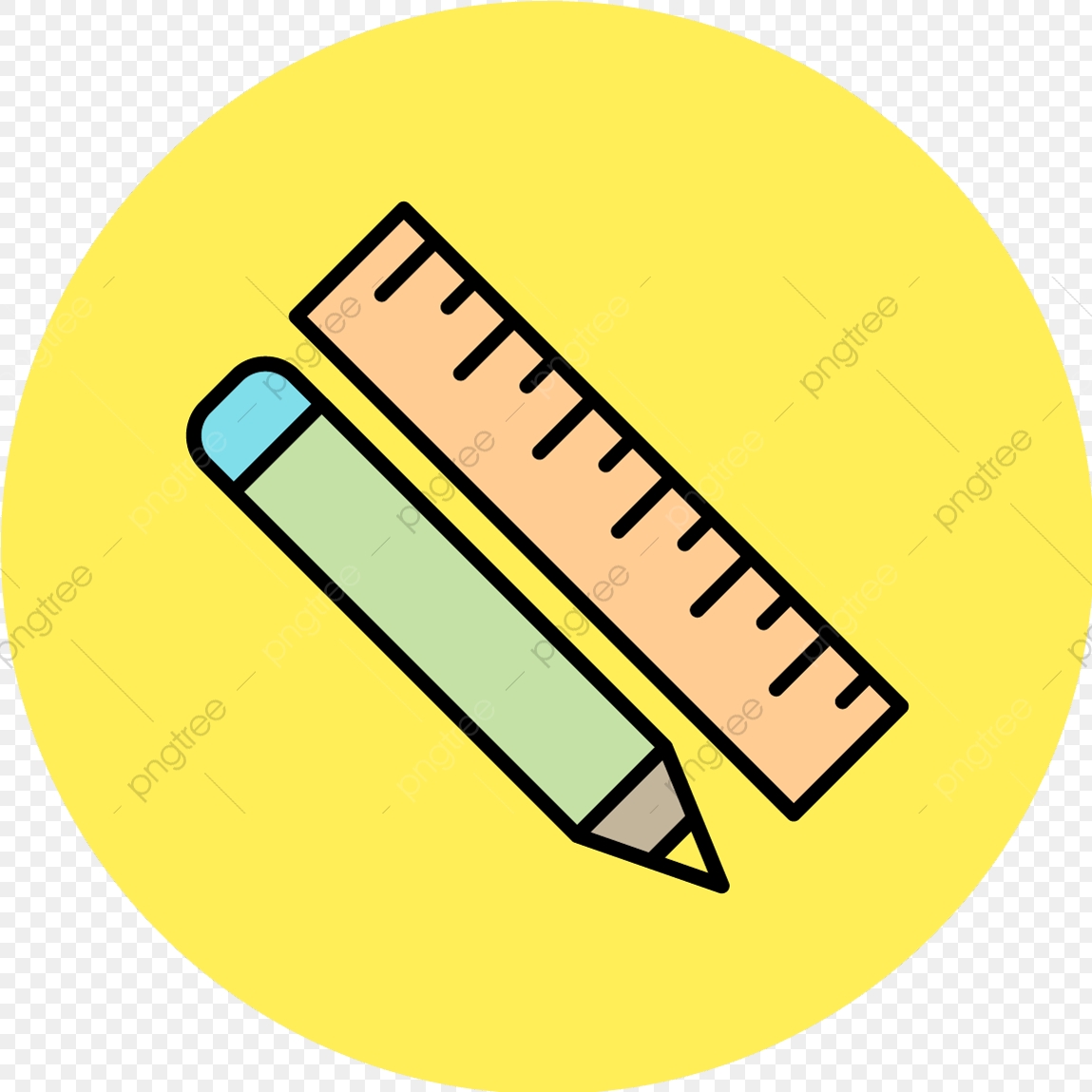 1149x1149 Vector Pencil And Ruler Icon, Pencil, Pencil And Ruler, Ruler Icon