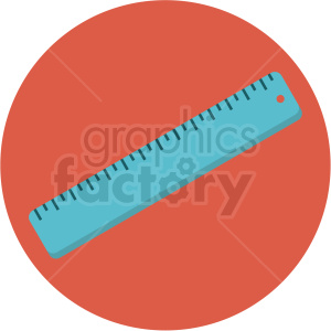 300x300 Ruler Icon With Red Circle Background Clipart Royalty Free Gif
