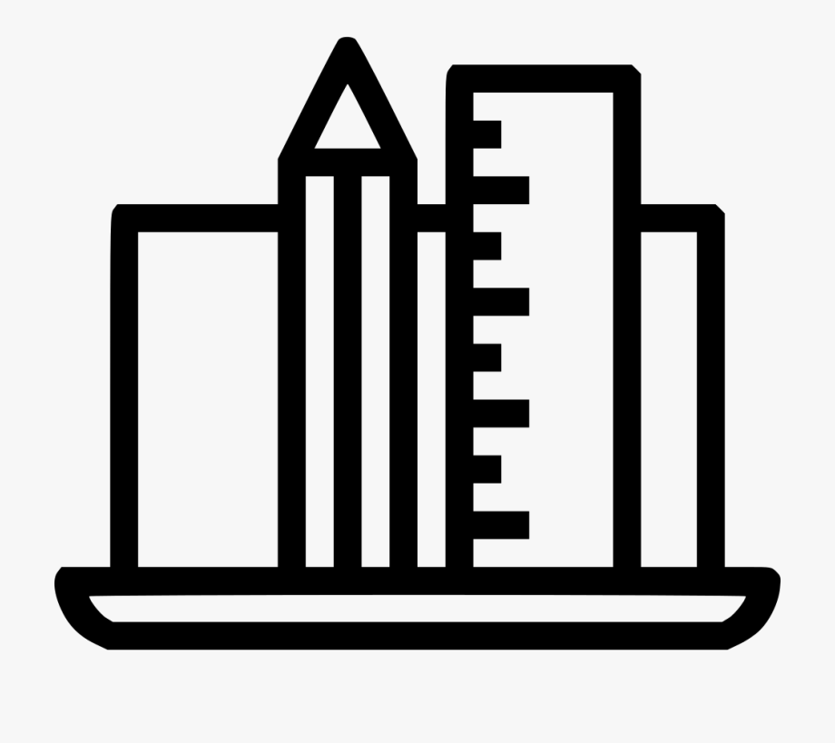 920x819 Pencil Ruler Laptop Device Drawing Design Png Icon
